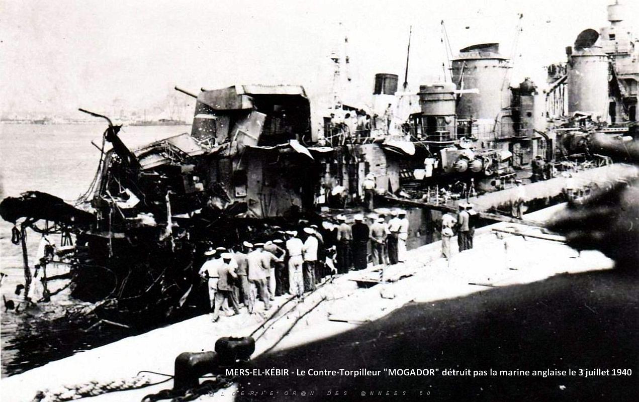 Mers-el-kebir - Contre-Torpilleur Mogador 3 juillet 1940.jpg